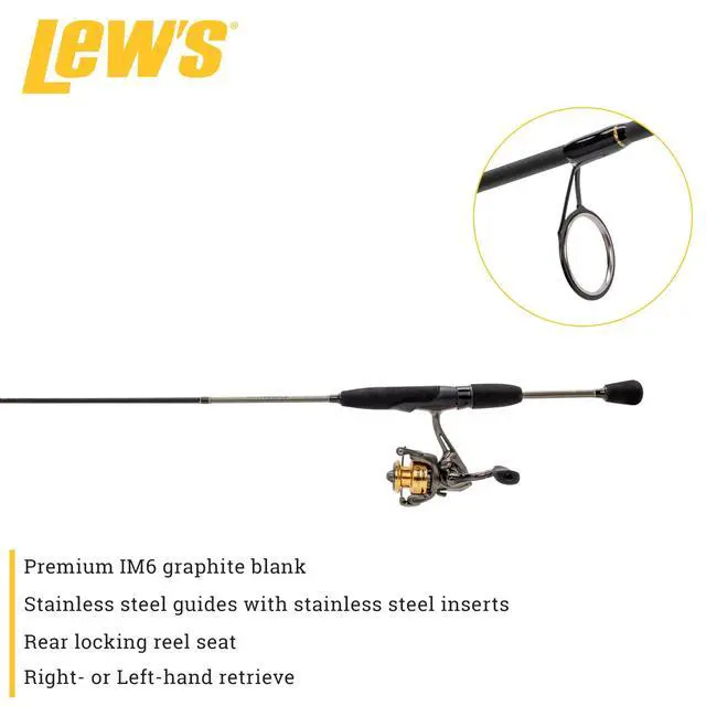 Alt view image 4 of 7 - Lews Laser Lite Spinning Reel and Fishing Rod Combo