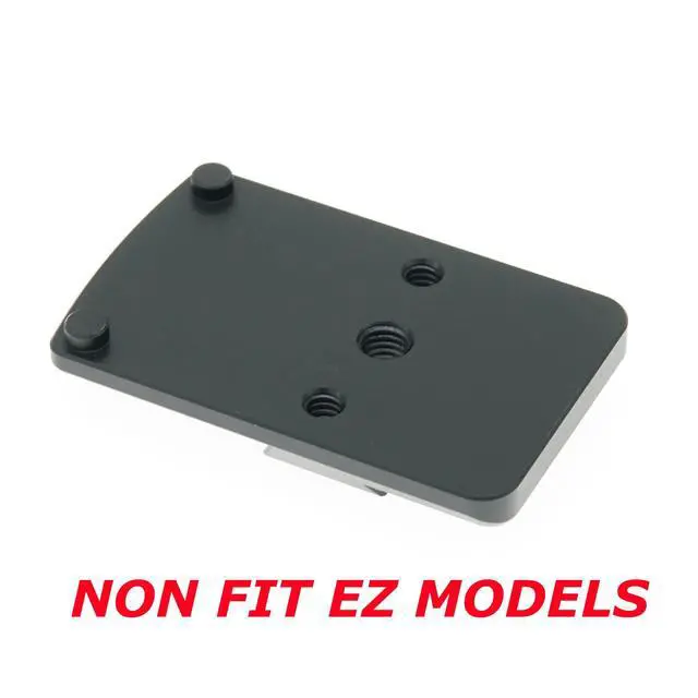 Alt view image 2 of 2 - Rear Sight Dovetail Red Dot Mount Compatible with Smith & Wesson M&P TrijiconRMR/SRO&Holosun 407C/507C/508T