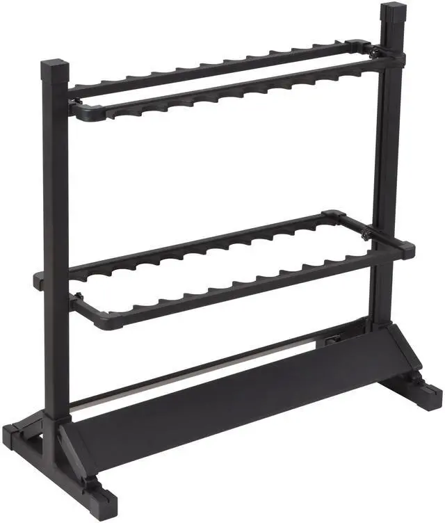 Main image of Aluminium Fishing Rod Holders, Portable Fishing Rod Rack, Holds Up to 24 Rods, Modern Matte Black, 27.9x12.6x27.5 inches
