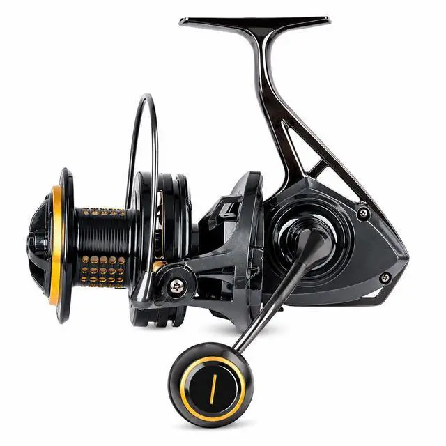 Main image of Saltwater Spinning Reel 14000, 44Lbs Max Drag Surf Fishing Reel with Screw-in Handle, Slow Oscillation System for Bass Catfish Inshore Offshore Saltwater Freshwater