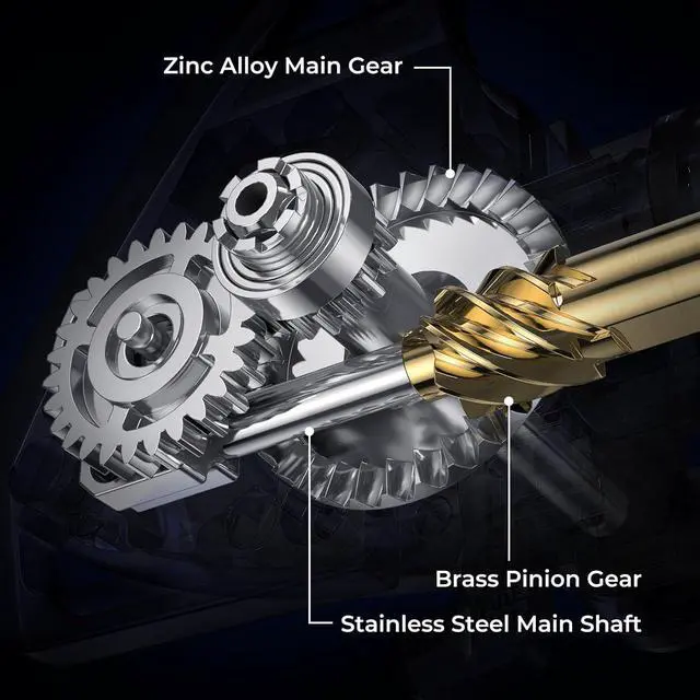 Alt view image 7 of 7 - Saltwater Spinning Reel 14000, 44Lbs Max Drag Surf Fishing Reel with Screw-in Handle, Slow Oscillation System for Bass Catfish Inshore Offshore Saltwater Freshwater