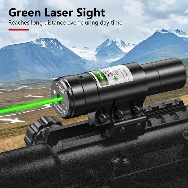 Alt view image 6 of 6 - Riflescope Combo 4-12x50EG Dual Illuminated Optics & IIIA/2MW Laser Sight & 4 Holographic Reticle Red/Green Dot Sight & 20mm Scope Mount