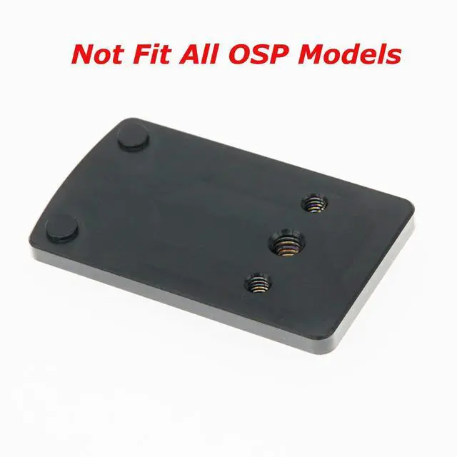 Alt view image 2 of 3 - Dovetail Mount Compatible with Springfield XD Holosun 407K/507K,Osight K/S/SE,Romeo ZeroShield RMS