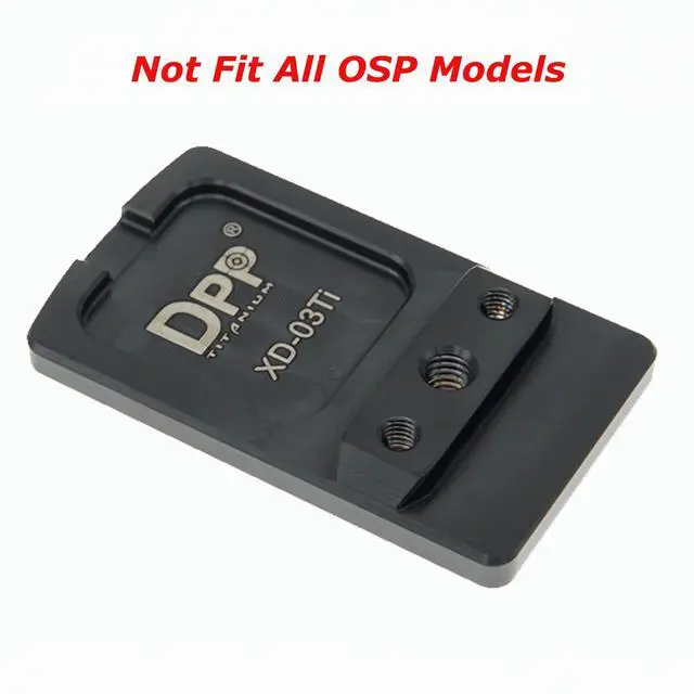Alt view image 3 of 3 - Dovetail Mount Compatible with Springfield XD Holosun 407K/507K,Osight K/S/SE,Romeo ZeroShield RMS