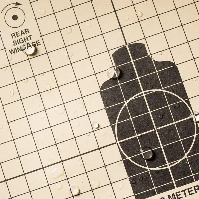 Alt view image 4 of 7 - Weatherproof Diamond Pattern MOA Precision Distance Shooting Targets, 11" x 17", 25 Sheet Pack (No. TGMOALR-D)