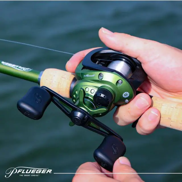 Alt view image 7 of 7 - Monarch Low Profile Baitcast Fishing Reel