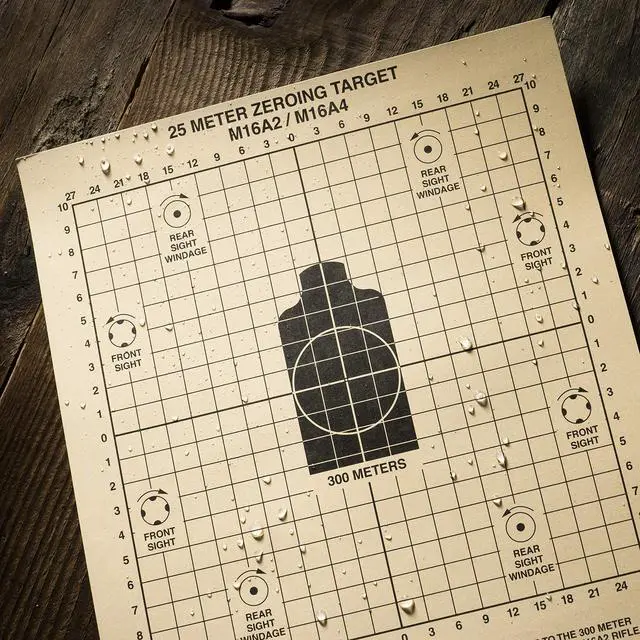 Alt view image 5 of 7 - Weatherproof Diamond Pattern MOA Precision Distance Shooting Targets, 11" x 17", 25 Sheet Pack (No. TGMOALR-D)