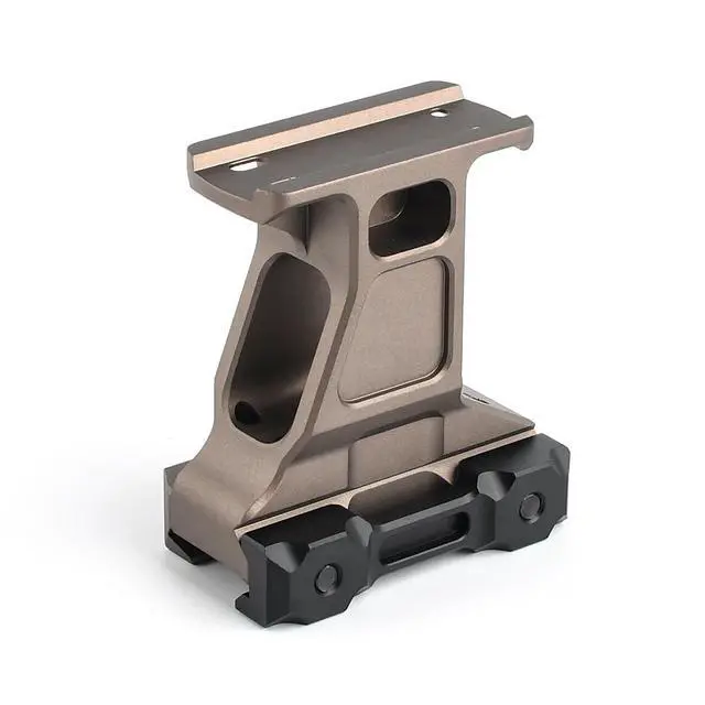 Alt view image 3 of 7 - 2.91" Centerline Red Dot Riser Mount, Tactical Picatinny Rail Riser Scope Mount for T1 T2 Optic Sight, Fit for 20mm Picatinny Rail