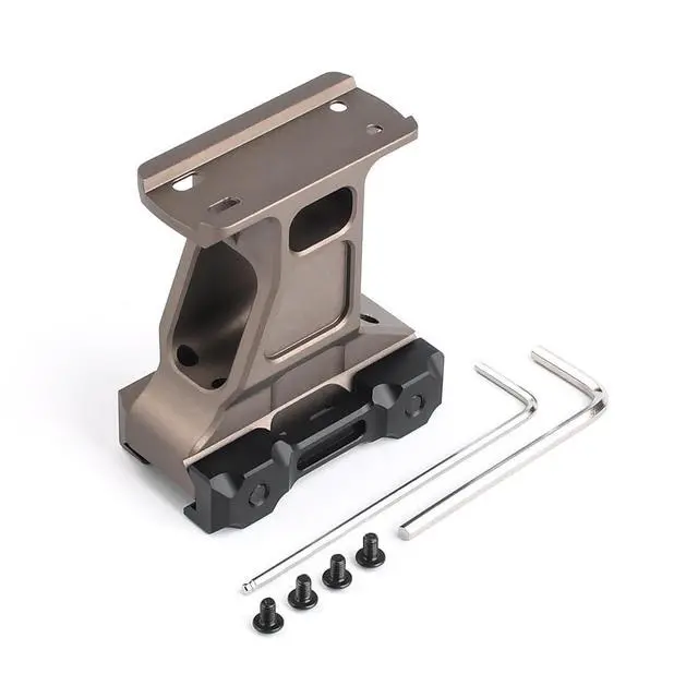 Alt view image 5 of 7 - 2.91" Centerline Red Dot Riser Mount, Tactical Picatinny Rail Riser Scope Mount for T1 T2 Optic Sight, Fit for 20mm Picatinny Rail
