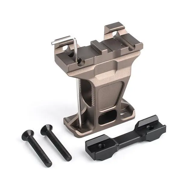 Alt view image 4 of 7 - 2.91" Centerline Red Dot Riser Mount, Tactical Picatinny Rail Riser Scope Mount for T1 T2 Optic Sight, Fit for 20mm Picatinny Rail