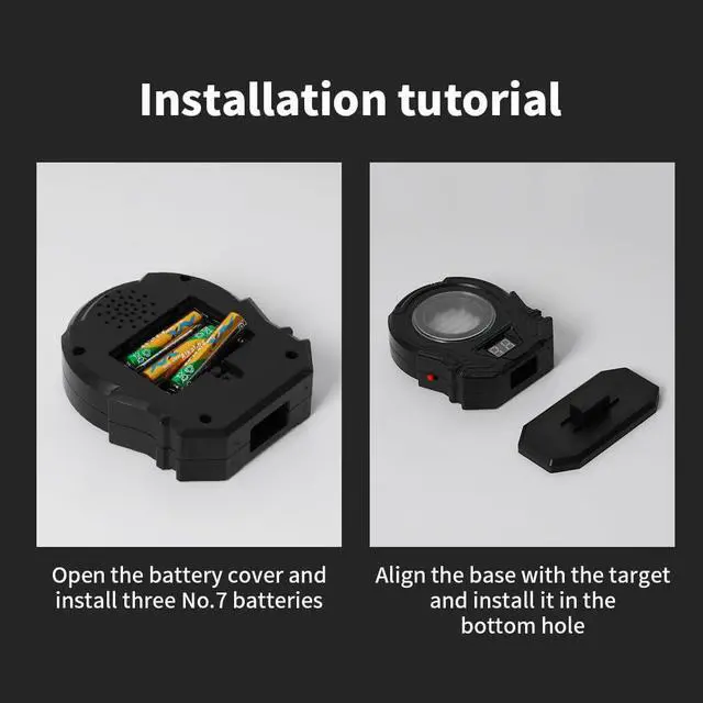Alt view image 6 of 6 - Dry Fire Training Kit Eletronic Target with Laser Cartridge for Shooting Practice Portable Reactive Counting Mark Real-time Feedback
