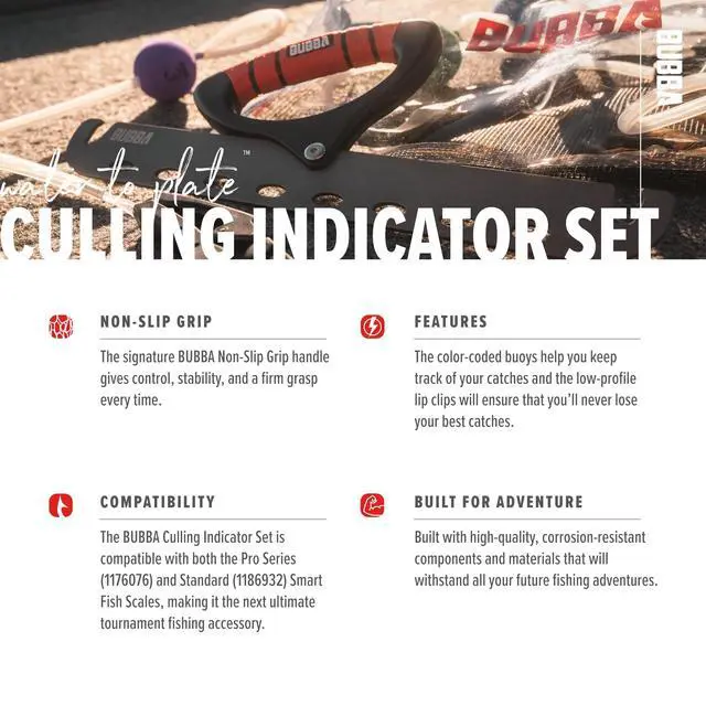 Alt view image 3 of 7 - Culling Set - Compatible Smart Fish Scales - Tournament Fishing Accessory to Track Catches
