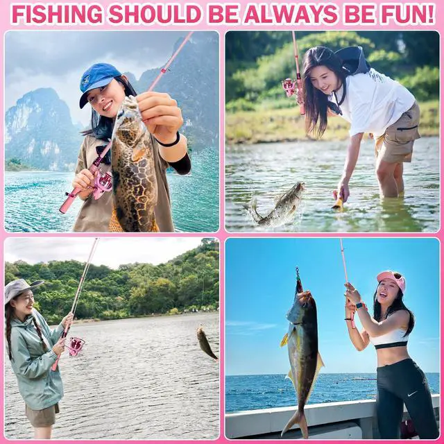 Alt view image 6 of 7 - Carbon Fiber Fishing Rod and Reel Combos, Portable Telescopic Fishing Pole with Spinning Reel, Travel Bag for Saltwater Freshwater