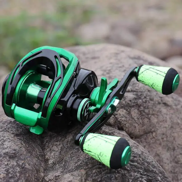 Alt view image 7 of 7 - Baitcasting Reels - Colorful Fishing Reel, 8.0:1/7.3:1 Gear Ratios, 9+1 BB, Magnetic Braking System