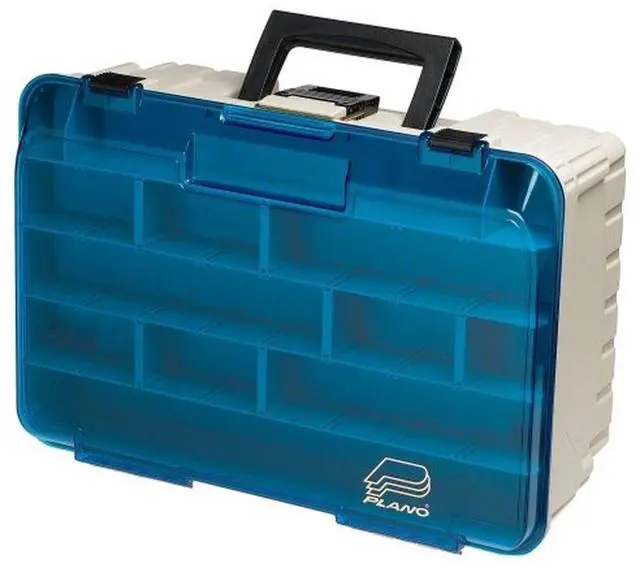 Main image of Two Level Magnum 3500 Tackle Box, Beige, 1-(Pack),Sandstone/Blue