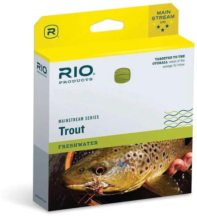 Main image of Mainstream Trout DT Fly Line - Developed for the Average Fly Fishermen - Easy Casting and Smooth Design - Floating Freshwater Line