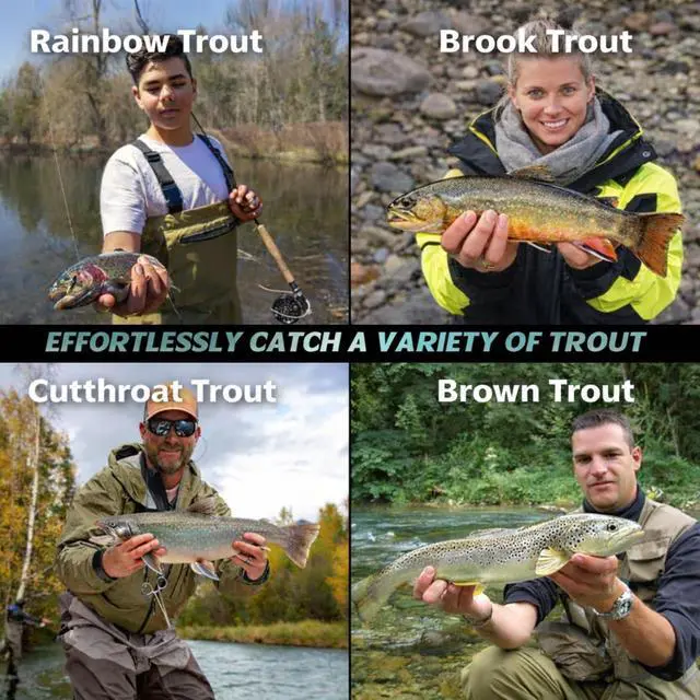 Alt view image 7 of 7 - Fly Fishing Flies Kit 48/60/88pcs, Dry/Wet/Nymph/Streamer, Hook Sizes 8-18, Waterproof Fly Box for Trout Bass Panfish Ideal for Summer Break & Beginners in Rivers, Lakes & Streams