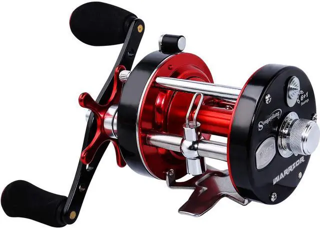 Main image of Fishing Reels Round Baitcasting Reel - Conventional Reel - Reinforced Metal Body and Supreme Star Drag