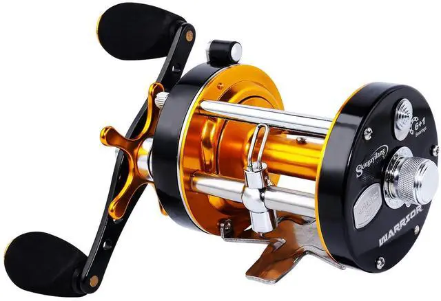 Main image of Fishing Reels Round Baitcasting Reel - Conventional Reel - Reinforced Metal Body and Supreme Star Drag