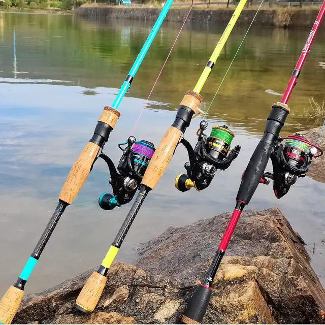 Alt view image 7 of 7 - Fishing Rod and Reel Combo, Stainless Steel Guides Fishing Pole with Spinning Reel Combo for Saltwater and Freshwater