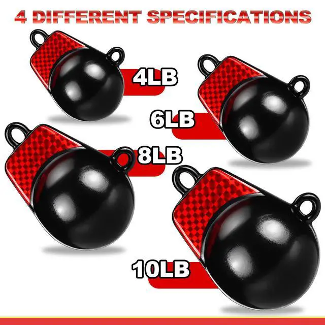 Alt view image 5 of 6 - Coated Downrigger Ball Weight with Keel Downrigger Weights Vinyl-Coated Trolling Weight for Boats Round Marine Accessories Black