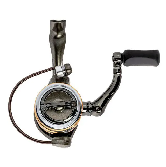 Alt view image 4 of 5 - Laser Lite Spinning Fishing Reel, 6+1 Bearings, Graphite Frame and Sideplate, Speed Lube, Multi-Disc Drag