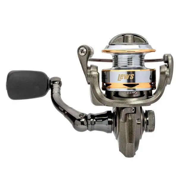 Alt view image 5 of 5 - Laser Lite Spinning Fishing Reel, 6+1 Bearings, Graphite Frame and Sideplate, Speed Lube, Multi-Disc Drag