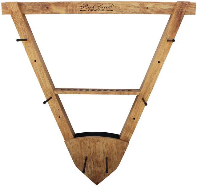 Main image of Wall Mounted Bow and Arrow Display Rack for Hunting & Archery Accessories Real Tree 3-Bow Holder & 12-Arrow Storage Handcrafted Small Bows & Big Bow Hanger w/Arrow Holders