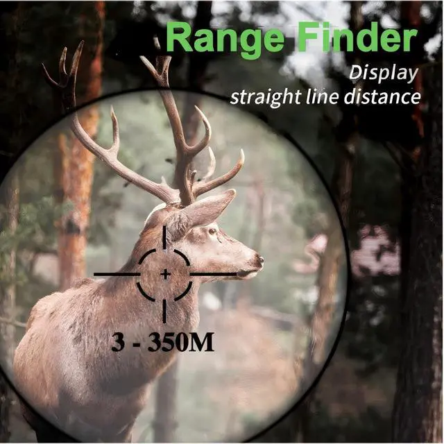 Alt view image 3 of 7 - 4K Night Vision Goggles, Night Vision Binoculars with Rangefinder, 3.2" HD Screen, 5000mAh Rechargeable Battery, 32GB TF Card for Adults, Camping, Wildlife Observation