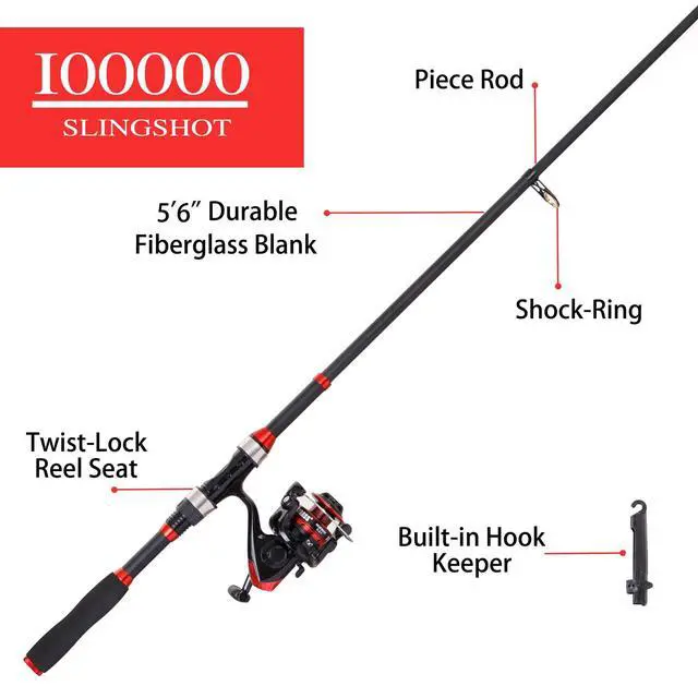 Alt view image 6 of 7 - I00000 Fishing Rod and Reel Combos with Fiberglass Telescopic Fishing Pole - Spinning Reel Fishing Carrier Bag, Freshwater and Saltwater Fishing Rod Kit,Travel Fishing Kit for Bass Trout