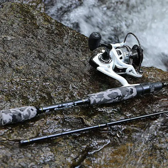 Alt view image 6 of 7 - Fishing Rod and Reel Combo, Stainless Steel Guides Fishing Pole with Spinning Reel Combo for Bass Fishing