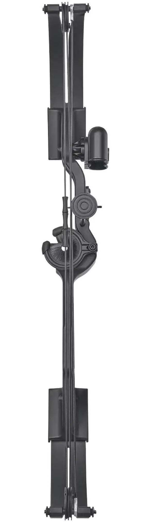 Alt view image 4 of 6 - Brave Compound Youth Bow Set, Right Handed, Ages 8-12, Draw Weight up to 25lb, Draw Length up to 19.5", Accessories: Whisker Biscuit Arrow Rest®, Bow Sight & Finger Rollers, Black