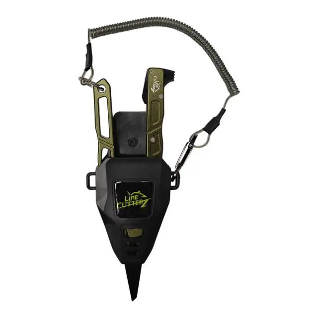 Alt view image 5 of 5 - Elite Saltwater Fishing Pliers, Patented Ceramic Braid and Line Cutter, Hook Remover, Sheath and Lanyard (Split Ring Tip)