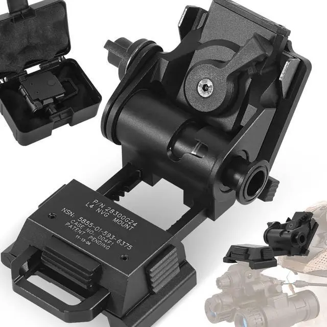 Main image of NVG Mount for PVS14/15/18 G24 Night Vision Goggles Adjustable L4 G24 Metal NVG Helmet Mount PVS 31 CNC Dovetail NVG Mount