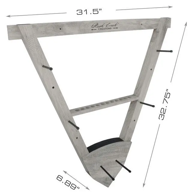 Alt view image 2 of 6 - Wall Mounted Bow and Arrow Display Rack for Hunting & Archery Accessories Real Tree 3-Bow Holder & 12-Arrow Storage Handcrafted Small Bows & Big Bow Hanger w/Arrow Holders