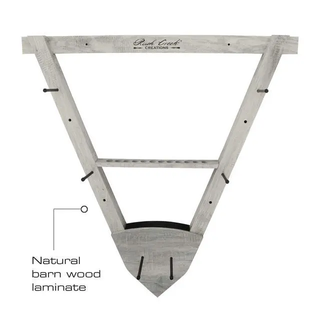 Alt view image 3 of 6 - Wall Mounted Bow and Arrow Display Rack for Hunting & Archery Accessories Real Tree 3-Bow Holder & 12-Arrow Storage Handcrafted Small Bows & Big Bow Hanger w/Arrow Holders