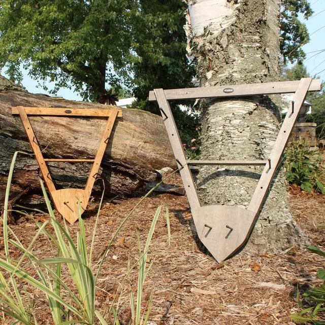 Alt view image 6 of 6 - Wall Mounted Bow and Arrow Display Rack for Hunting & Archery Accessories Real Tree 3-Bow Holder & 12-Arrow Storage Handcrafted Small Bows & Big Bow Hanger w/Arrow Holders