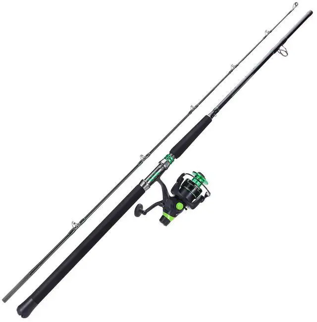 Main image of Catfish & Inshore Spinning Combo 30LB Drag, 4.7:1, 13+1 Bearings, 2-Piece Medium Heavy Rod for Catfish, Striper, Redfish, Carp Bottom Fishing