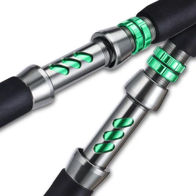 Alt view image 4 of 7 - Catfish & Inshore Spinning Combo 30LB Drag, 4.7:1, 13+1 Bearings, 2-Piece Medium Heavy Rod for Catfish, Striper, Redfish, Carp Bottom Fishing