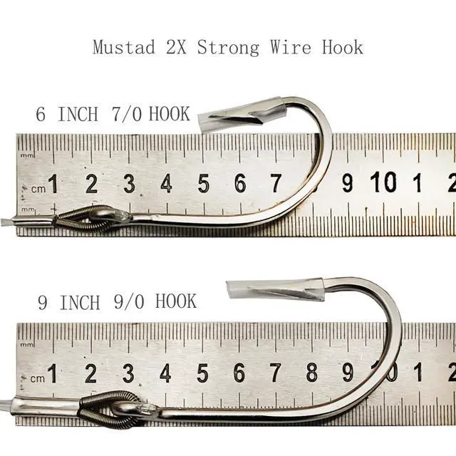 Alt view image 6 of 7 - Set 6 Pcs Saltwater Trolling Lure 6.5/7/9 inch Marlin Deep Sea Fishing Bait | For Tuna Dolphin Sailfish Shark Big Game Fishing Tackle