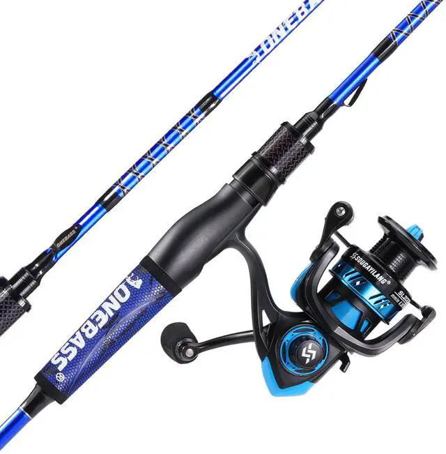 Main image of Fishing Rod and Reel Combo, IM7 Graphite 2 Pc Blank Baitcasting Combo, Spinning Rod with SuperPolymer Handle