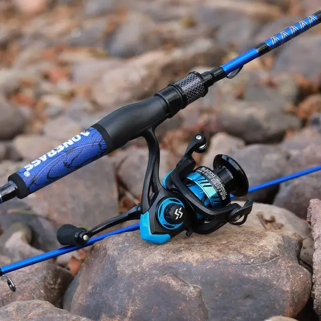Alt view image 7 of 7 - Fishing Rod and Reel Combo, IM7 Graphite 2 Pc Blank Baitcasting Combo, Spinning Rod with SuperPolymer Handle