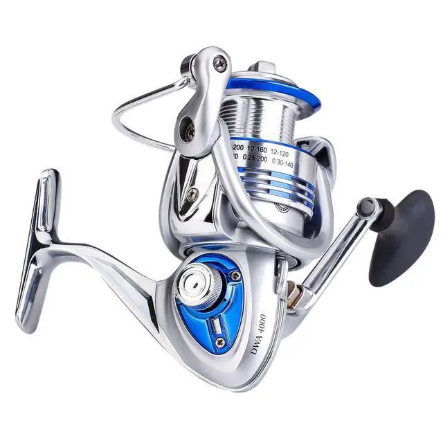 Alt view image 6 of 7 - Spinning Fishing Reels for Saltwater Freshwater 3000 4000 5000 6000 7000 Spools Ultra Smooth Ultralight Powerful Trout Bass Carp Gear Stainless Ball Bearings Metal Body Ice Fishing Reels
