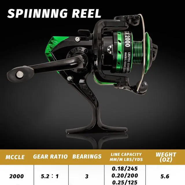 Alt view image 4 of 7 - I00000 Fishing Rod and Reel Combos with Fiberglass Telescopic Fishing Pole - Spinning Reel Fishing Carrier Bag, Freshwater and Saltwater Fishing Rod Kit,Travel Fishing Kit for Bass Trout