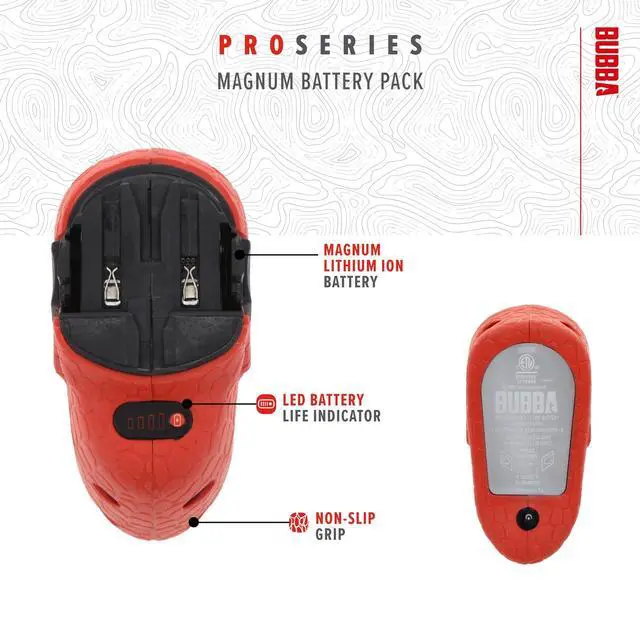 Alt view image 3 of 7 - Magnum Lithium Ion Pack - Additional or Replacement Battery for Electric Fillet Knife - 50% More Capacity