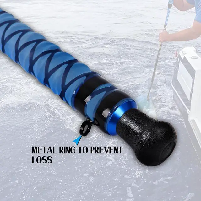 Alt view image 5 of 6 - Fishing Gaff Portable Fish Gaff with Stainless Steel Fishing Hook,Non-Slip Grip Handle and Fiberglass Shaft for Saltwater Offshore 3'/5'/6'/6'6"