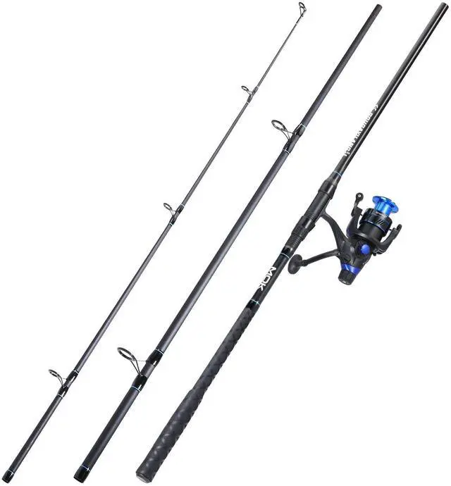 Main image of Surf Fishing Rod Combo Medium/Heavy 3 Piece Baitfeeder Spinning Combo with 4000 Size Reel for Travel