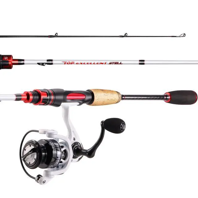 Alt view image 2 of 7 - Spinning Combo, Medium Heavy Fishing Pole and 2000 Spinning Reel Set, Fishing Rod and Reel Commbo for Bass Fishing Tackle