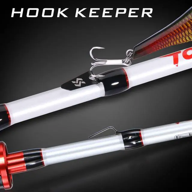 Alt view image 6 of 7 - Spinning Combo, Medium Heavy Fishing Pole and 2000 Spinning Reel Set, Fishing Rod and Reel Commbo for Bass Fishing Tackle