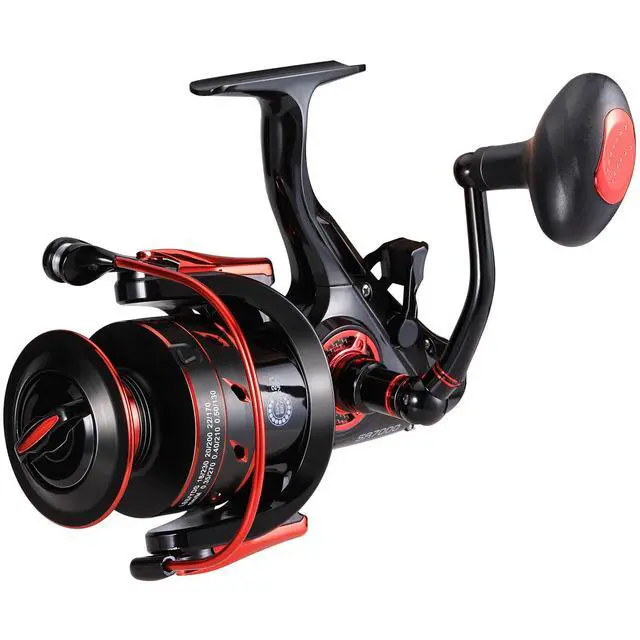 Alt view image 3 of 7 - Carp Spinning Reel Carbon Fiber Drag for Fishing Action Bait Feeder Standard Fishing Reel Runner for Freshwater
